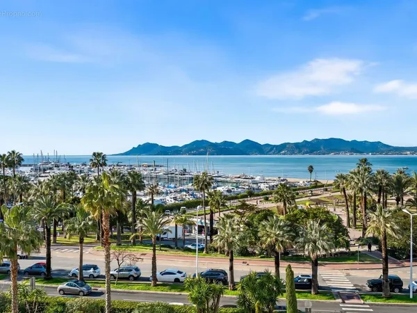 Cannes croisette vue mer