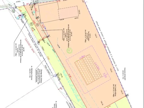 Terrain à bâtir 1 200 m² avec bâtiment existant - Proche Bourg-Achard