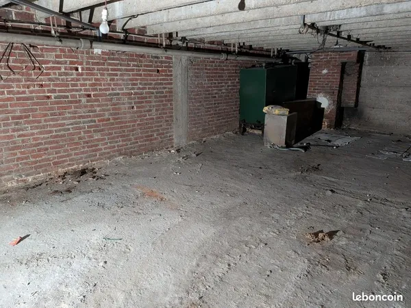 Loue cave douai centre 60m2