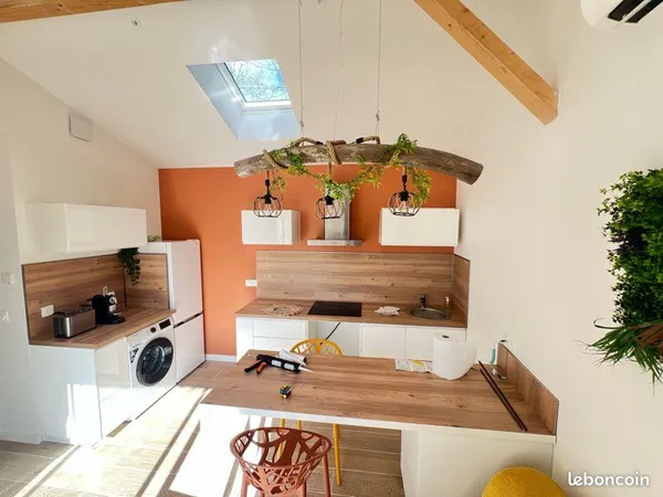 T2 lumineux clim avec jardinet privatif plein sud