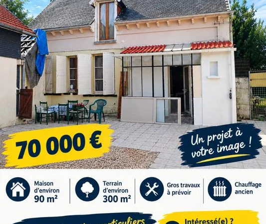 Maison située à Villeneuve Saint Germain