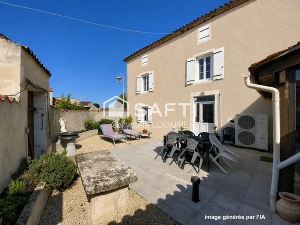 Maison de campagne avec 4 chambres, garage