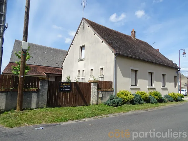 Vend maison avec terrain et garage à Lignières