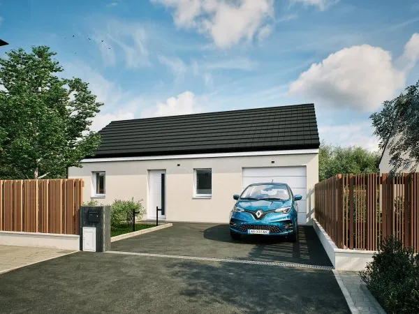 Terrain + maison 48 m²
