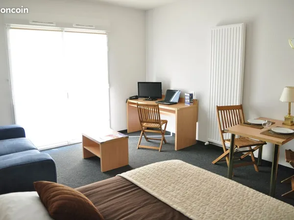 T1 28 m2 appartement meublé ORMOY avec balcon