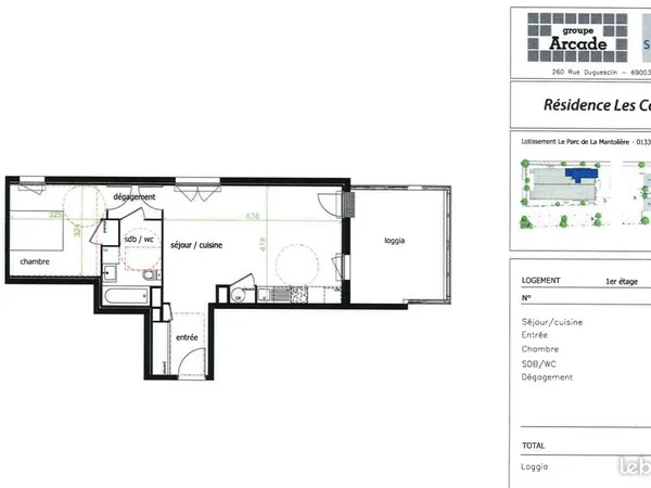 Appartement 2 pièces 50 m²