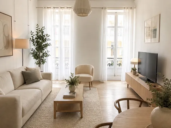 Vends appartement avec jardin