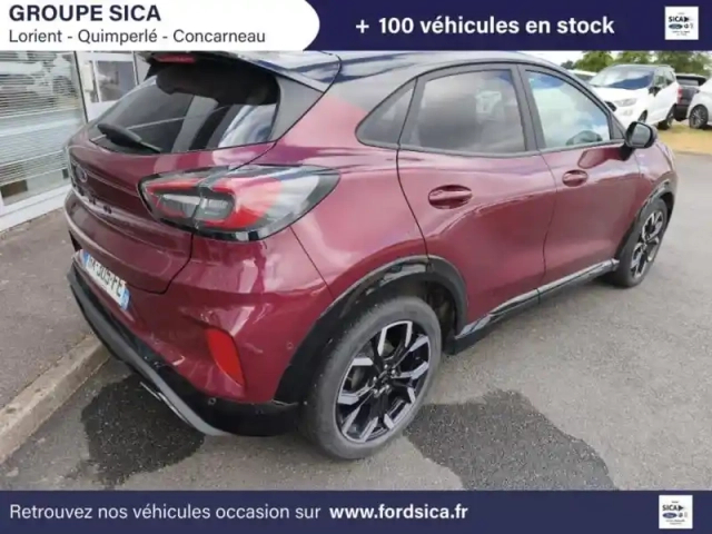 Ford Puma 1.0 flexifuel 125ch s&amp;s mhev st-line x vivid ruby edition — photo 3