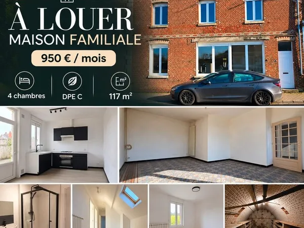 Maison familiale à louer