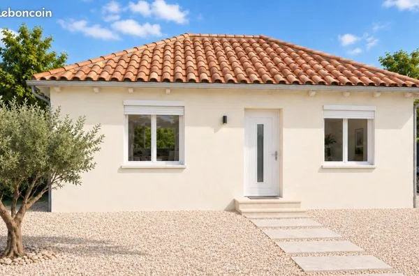 Maison-3 pièces - 56 m²