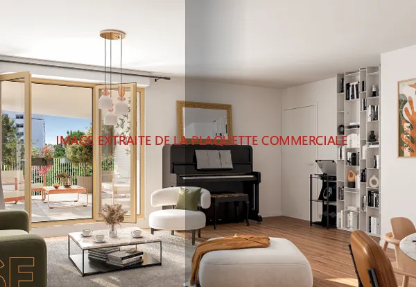 Appartement 2 pièces 39 m²