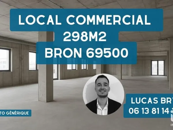 Local commercial 5 pièces 298 m²