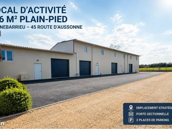 Local d'activité 176 m² plain-pied - Cornebarrieu / Blagnac / MEET