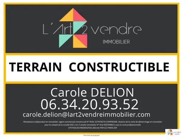 Terrain 973 m²