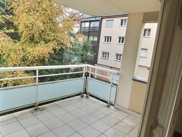 A louer mulhouse dornach 2 pieces terrasse et garage