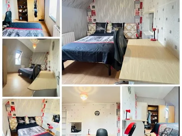 Chambre 1 pièce 14 m²