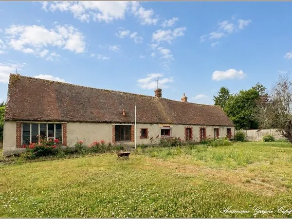 Mittainvilliers Verigny - Longère 90 m², 3 chambres, dépendance, combles aménageables, terrain 1388 