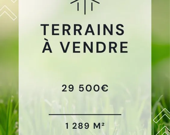 Terrain 1289 m²