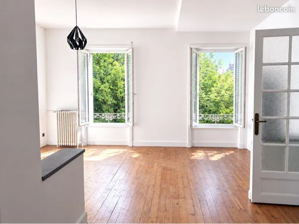 Bel appartement 85 m² + Jardin 150 m² + 2 caves - Petite copropriété (4 lots) en centre ville