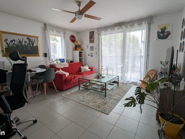 T2 meublé 46,5 m² + terrasse + garage - Lyon 7e