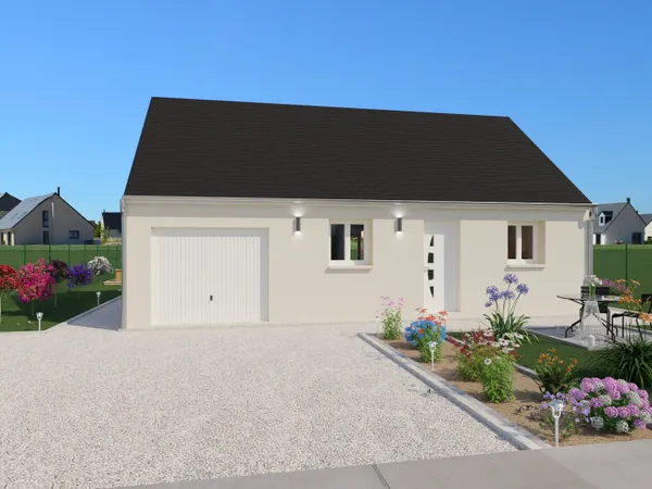 Terrain + maison 63 m²