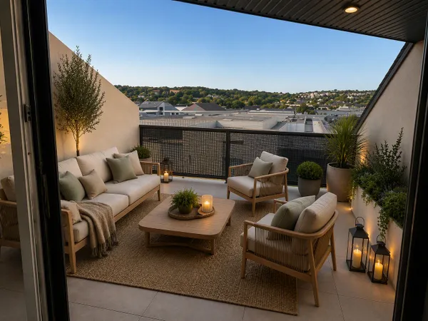 Appartement neuf T5 de 122 m² dernier étage terrasse à proximité des bords de la Loire