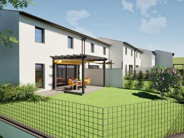 PORTES LES VALENCE, TERRAIN AVEC MAISON NEUVE