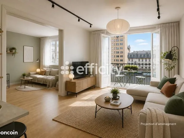 Appartement 3 pièces 55 m²
