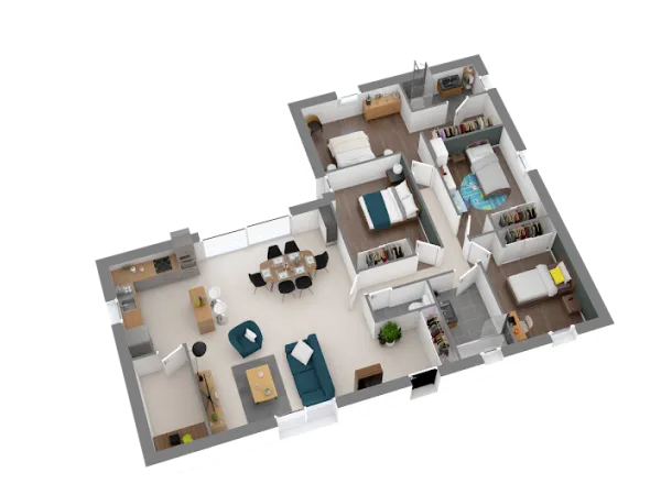 Maison neuve 5 pièces 109 m²