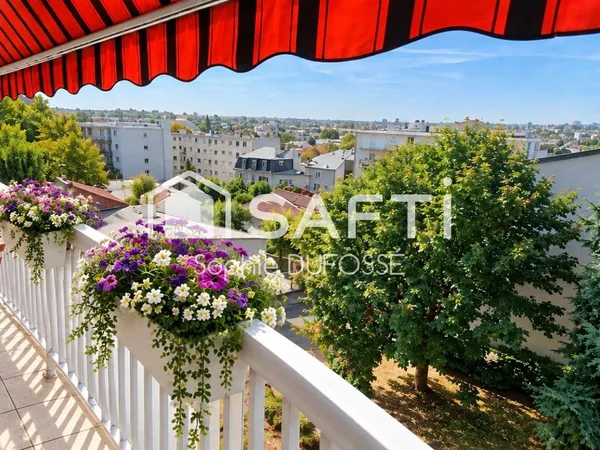 Proche commerces et gare, Appartement T3 de 63,02 m2 avec balcon filant, cave et place de parking in