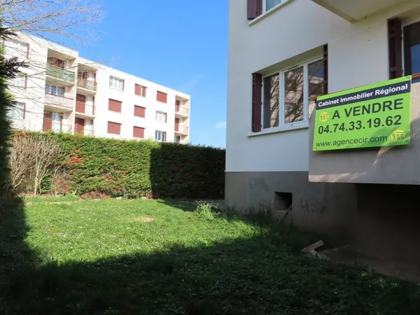 Appartement T3 avec jardin, cave et parking