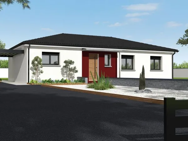 Projet de construction d'une maison 99 m² avec terrain à LACAUGNE (31) au prix de 207291