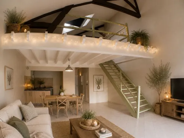Loft duplex avec mezzanine et parking couvert - Tours Centre
