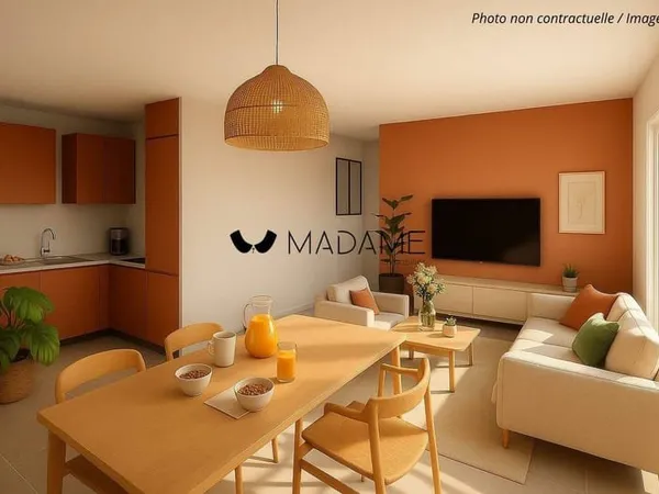Appartement 3 pièces 66 m²