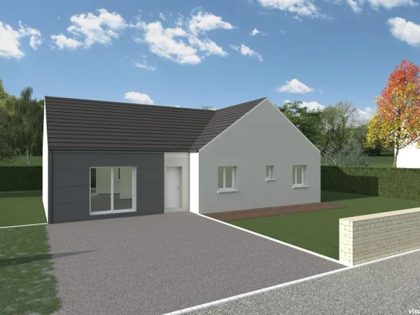 Projet de construction d'une maison 88 m² avec terrain à 20 minutes de MILLY-LA-FORET (91)