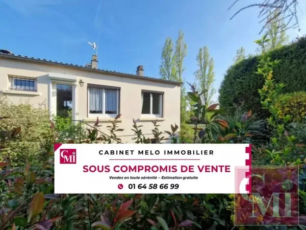 Appartement F3 avec jardin et sous sol.