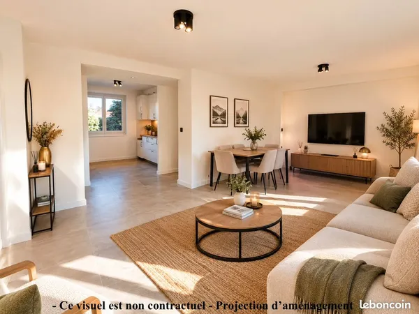 A VENDRE - Appartement T3 - 2 Chambres
