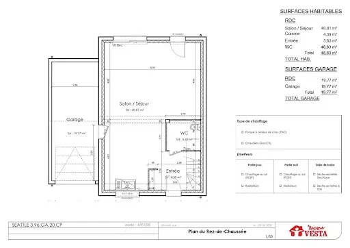 Maison neuve 5 pièces 96 m²