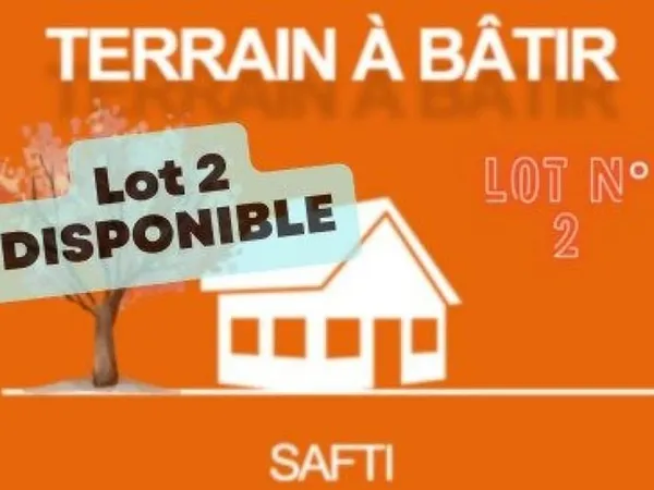 Terrain à bâtir viabilisé dans un lotissement