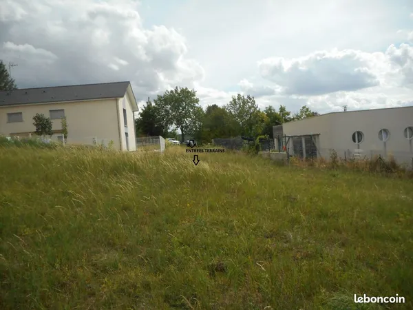 Terrain constructible viabilisé