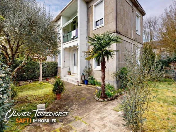 Appartement Rdc avec jardin, garage et dépendance