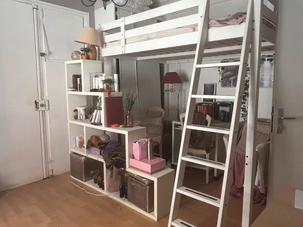 Location Octobre 2 mois Studio 19m^2 - Bécon-les-Bruyères