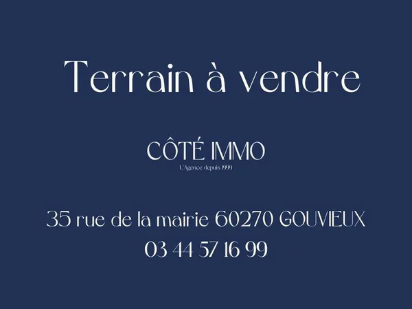 Terrain 1300 m² Gouvieux