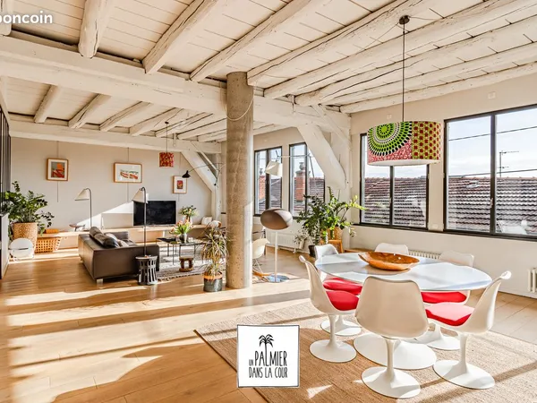 à quelques mètres de lyon et de ses quais de saône — appartement de 110 m² à l'esprit loft