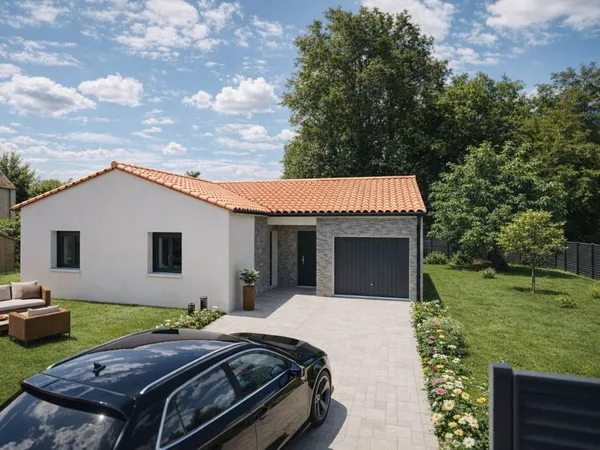 Terrain + maison 90 m²