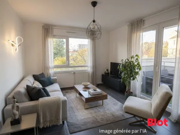 Appartement 2 pièces 44 m²