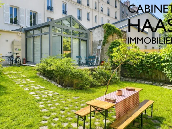 Loft T3 avec véranda, terrasse et jardin - 80 m² - Pantin