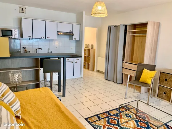 Très grand studio avec grande terrasse à Beaurivage