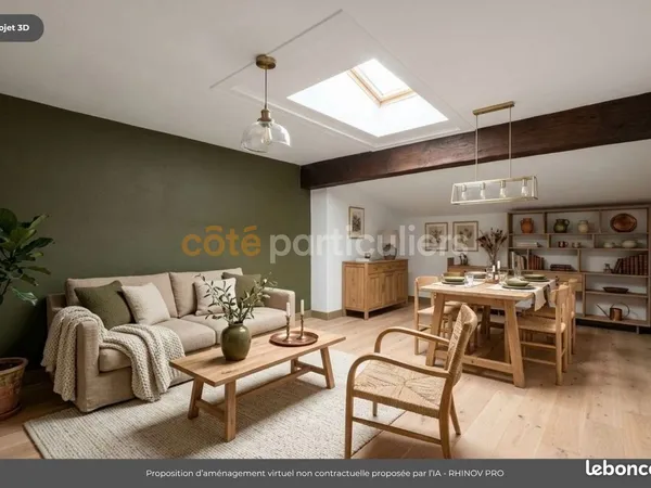 Appartement 2 pièces 56 m²