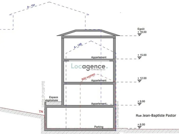 Terrain centre-ville Théoule Sur Mer - 340 m2 constructibles !
